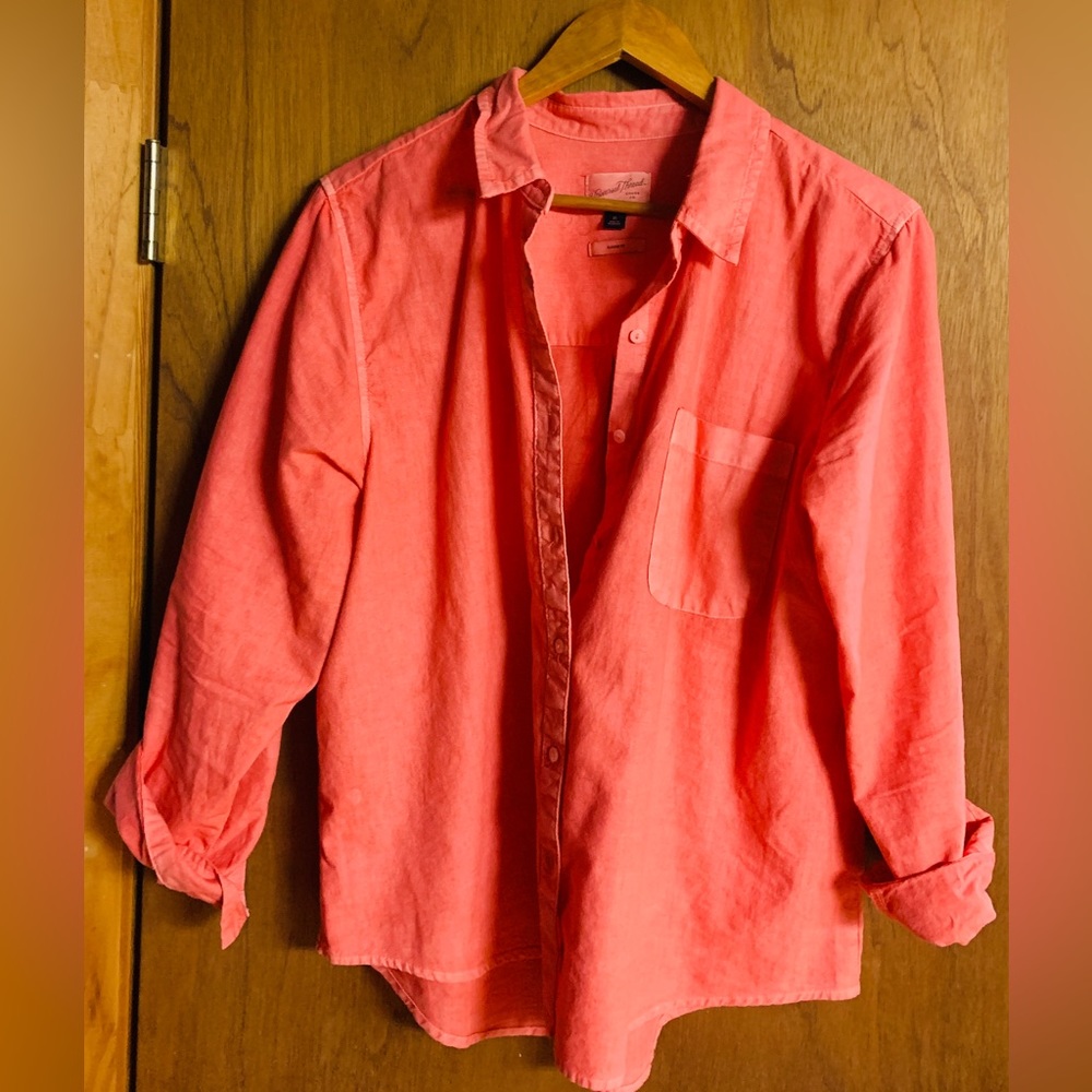 Pink Oxford button down